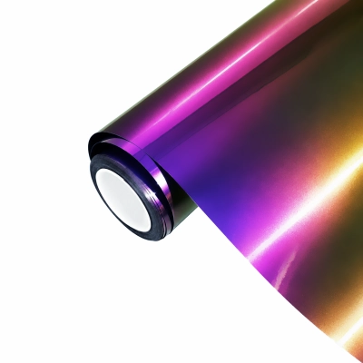 Ravoony Plus Gloss Flowing Phantom Purple Chameleon Wrap Mustang Wrap 01