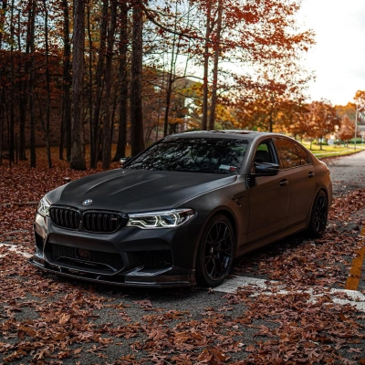 Ravoony Plus PET Metallic Brushed Black Car Vinyl Wrap 02