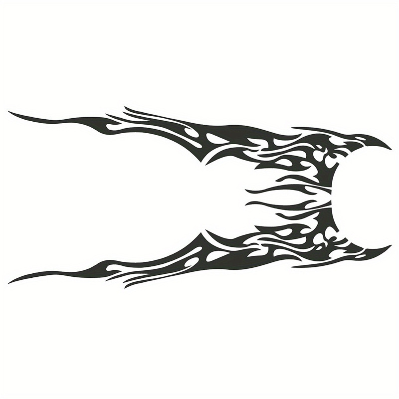 Ravoony Flame Graphic Side Car Sticker