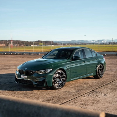 Ravoony Plus BMW Gloss British Racing Green Vinyl Car Wrap 02