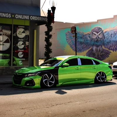 Ravoony Plus PET Kelly Green Vinyl Wrap 02