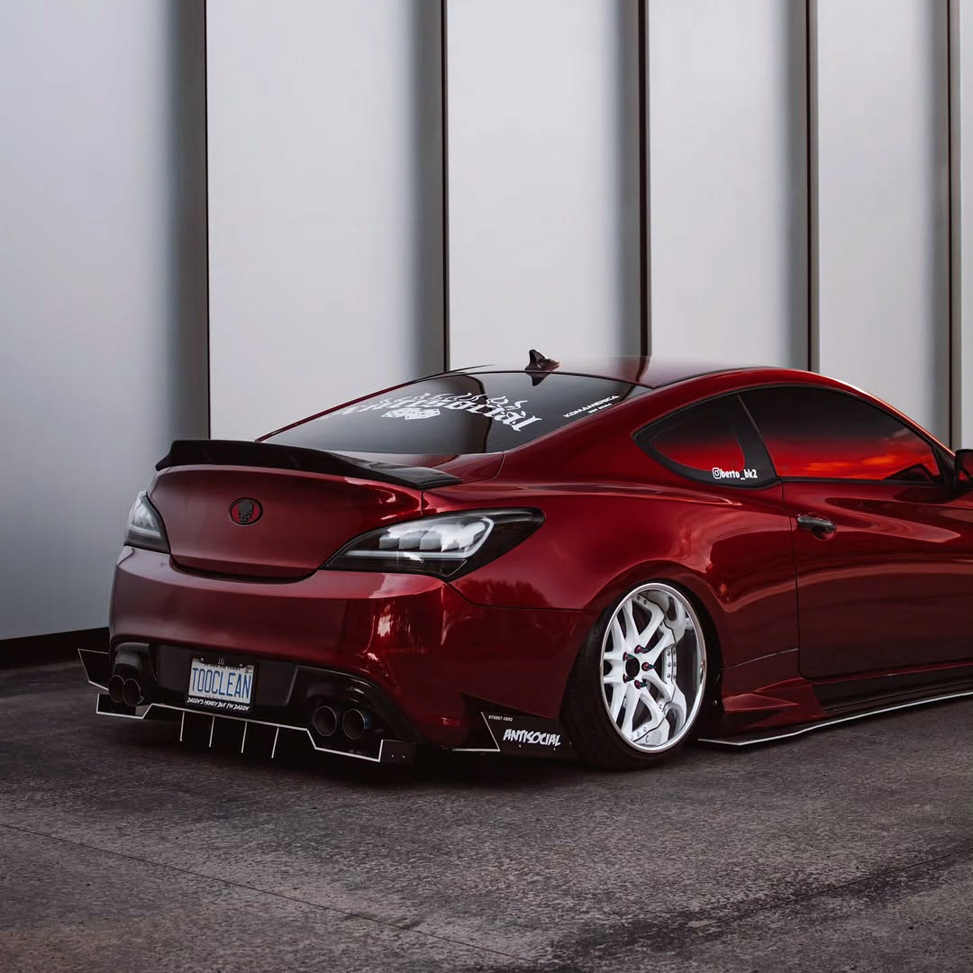 Ravoony Plus PET Liquid Metallic Dragon Blood Red Vinyl Car Wrap