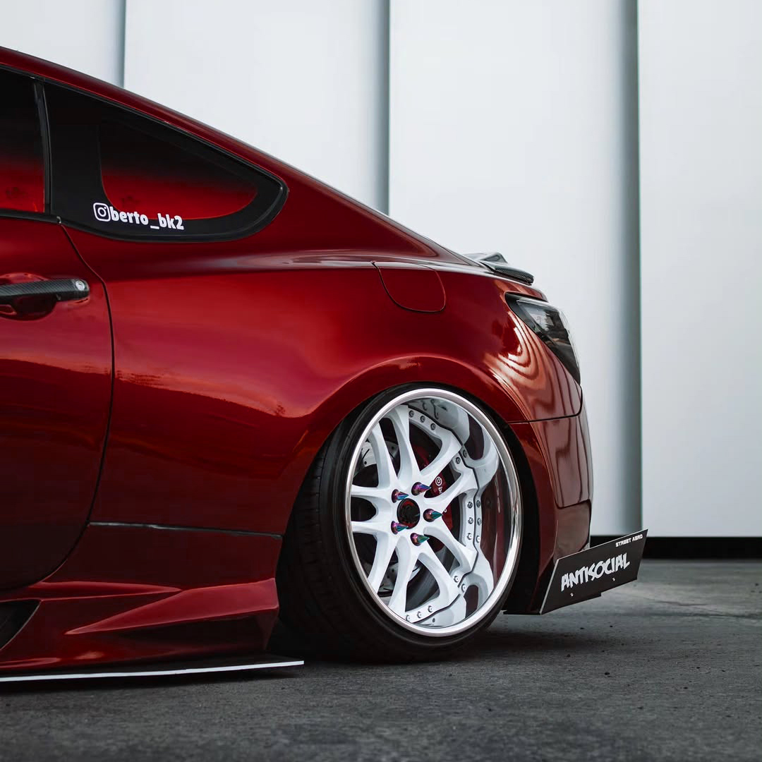 Ravoony Plus PET Liquid Metallic Dragon Blood Red Vinyl Car Wrap
