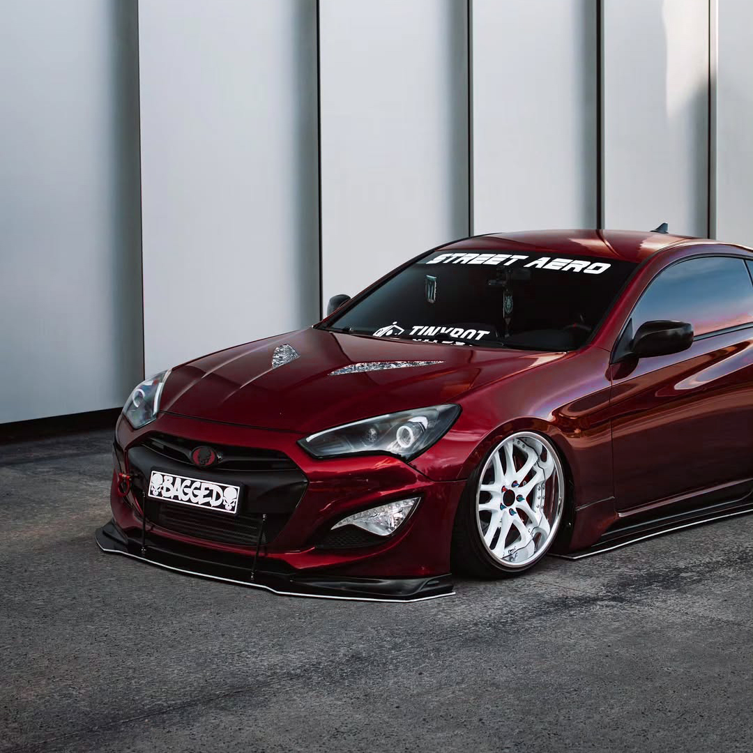 Ravoony Plus PET Liquid Metallic Dragon Blood Red Vinyl Car Wrap