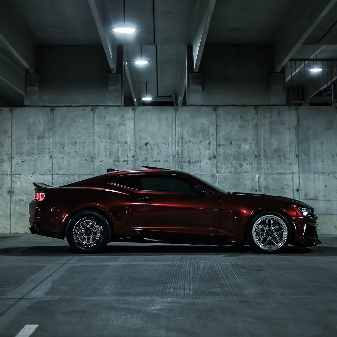 Ravoony Plus PET Liquid Metallic Dragon Blood Red Vinyl Car Wrap