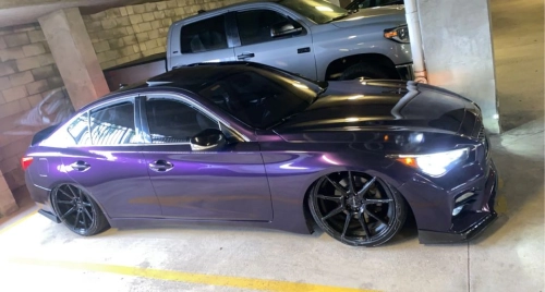 Ravoony Plus Gloss Midnight Purple Car Vinyl Wrap review 
