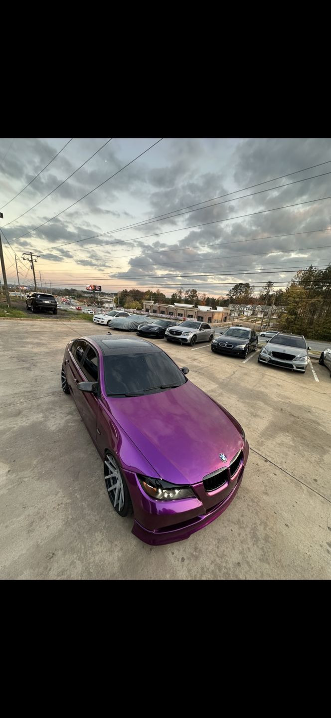 Ravoony Elderberry Purple Gloss Car Vinyl Wrap review 0
