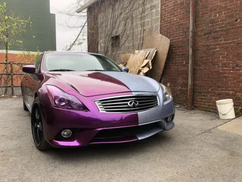Ravoony Elderberry Purple Gloss Car Vinyl Wrap review 