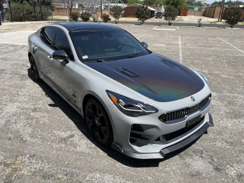 Ravoony Coal Black Rainbow Gloss Car Vinyl Wrap review 