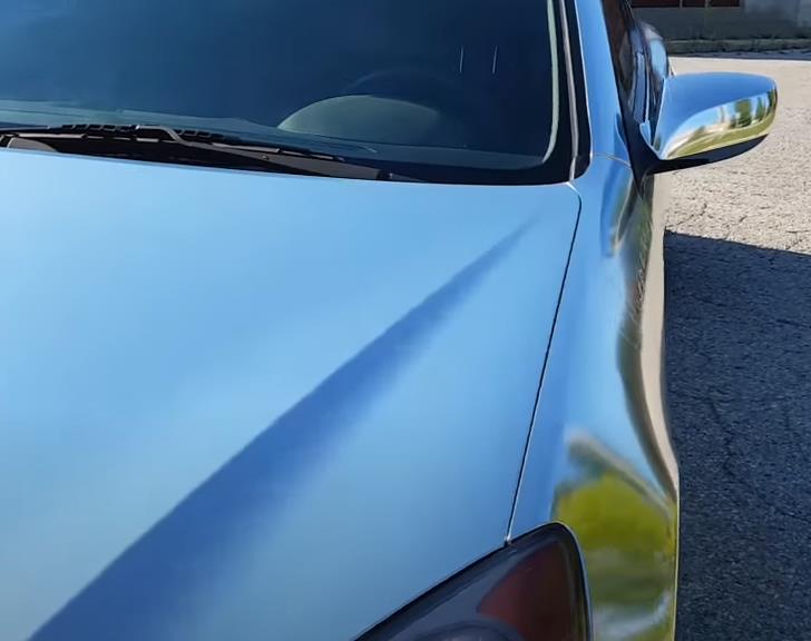 Ravoony Super Chrome Silver Gloss Car Vinyl Wrap review 1
