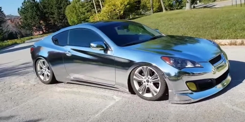 Ravoony Super Chrome Silver Gloss Car Vinyl Wrap review 