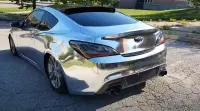 Ravoony Super Chrome Silver Gloss Car Vinyl Wrap review 2