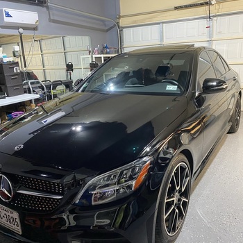 Ravoony Plus PET Glossy Crystal Black Car Vinyl Wrap review Marcy Turner 00