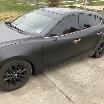 Ravoony Plus Matte Black Car Vinyl Wrap review Chris Athasn 00