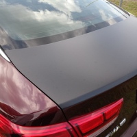 Ravoony Plus PET Matte Frosted Black Car Vinyl Wrap review 1