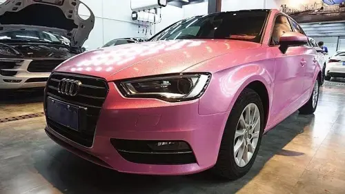Ravoony Jellybean Pink Gloss Car Vinyl Wrap review 