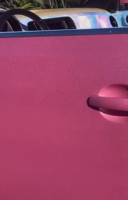 Ravoony Jellybean Pink Gloss Car Vinyl Wrap review 2