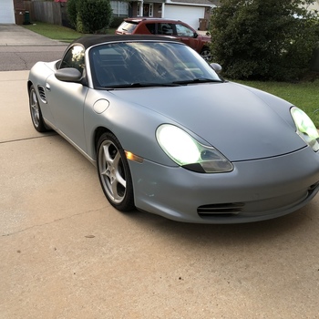 Ravoony Matte Liquid Silver Car Vinyl Wrap review 1