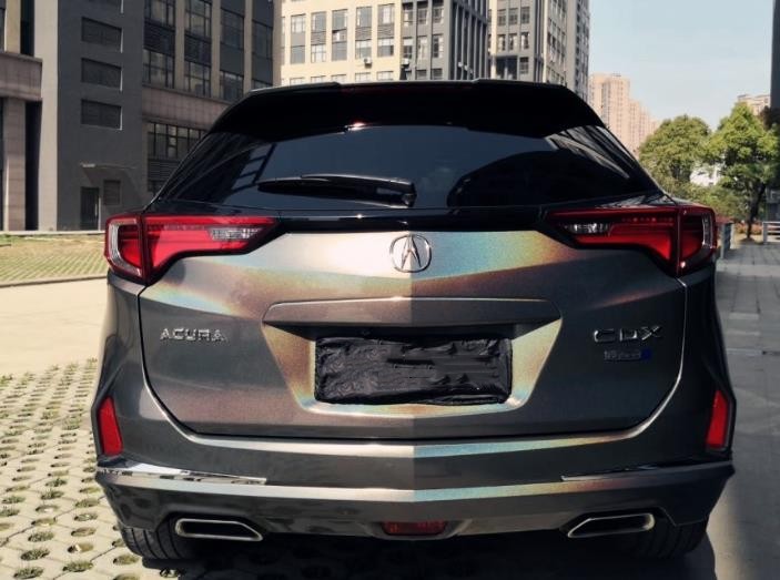 Ravoony Gray Rainbow Gloss Car Vinyl Wrap review 1