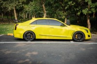 Ravoony Glossy Crystal Lemon Yellow Car Vinyl Wrap review 0