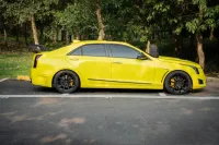 Ravoony Glossy Crystal Lemon Yellow Car Vinyl Wrap review 0