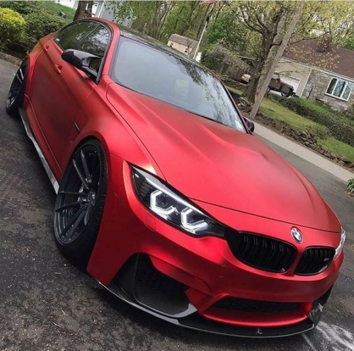 Ravoony Plus Matte Chrome Red Vinyl Car Wrap review 