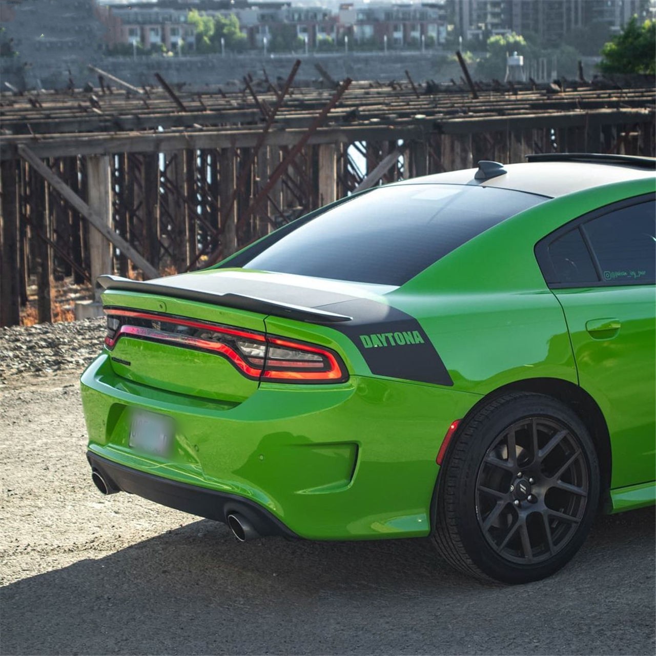 Ravoony Plus Lime Green Vinyl Wrap review Victoria Louise 01