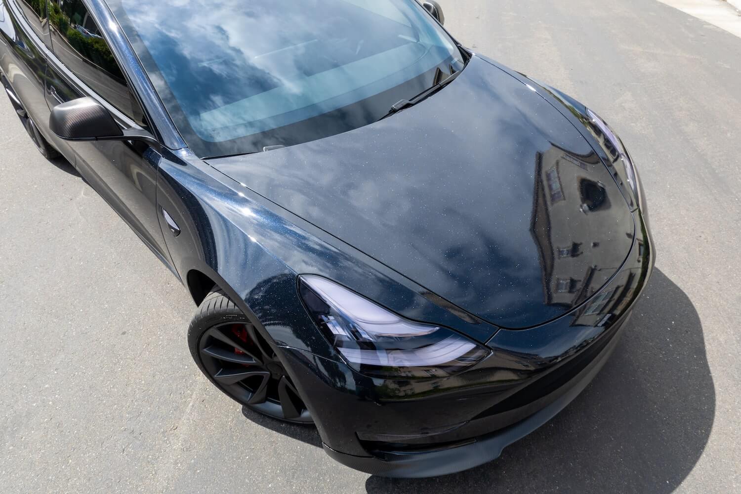 Ravoony Gloss Midnight Blue Car Vinyl Wrap review 1