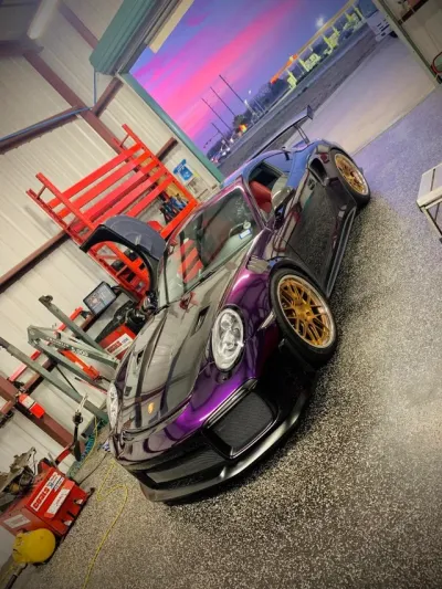 Ravoony Plus Gloss Midnight Purple Car Vinyl Wrap review Pervi Vinck
