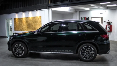 Ravoony Plus Gloss Pearlized Benz Emerald Green Car Vinyl Wrap review 