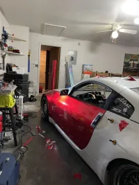 Ravoony Plus Gloss Metallic Vampire Red Vinyl Car Wrap review 0