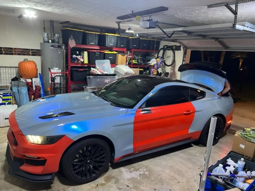 Ravoony Plus PET Fancy Rock Grey Color Fliper Car Wrap review 