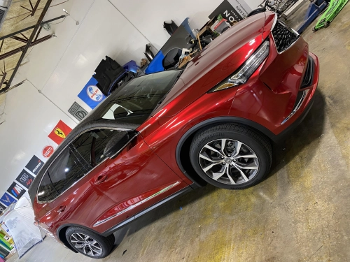 Ravoony Plus PET Liquid Metallic Dragon Blood Red Vinyl Car Wrap review 