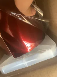 Ravoony Plus Liquid Metallic Dragon Blood Red Vinyl Car Wrap review 1