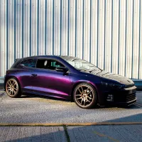 Ravoony Plus Gloss Midnight Purple Car Vinyl Wrap review 1