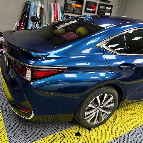Ravoony Plus PET Shadow Blue Car Vinyl Wrap review 