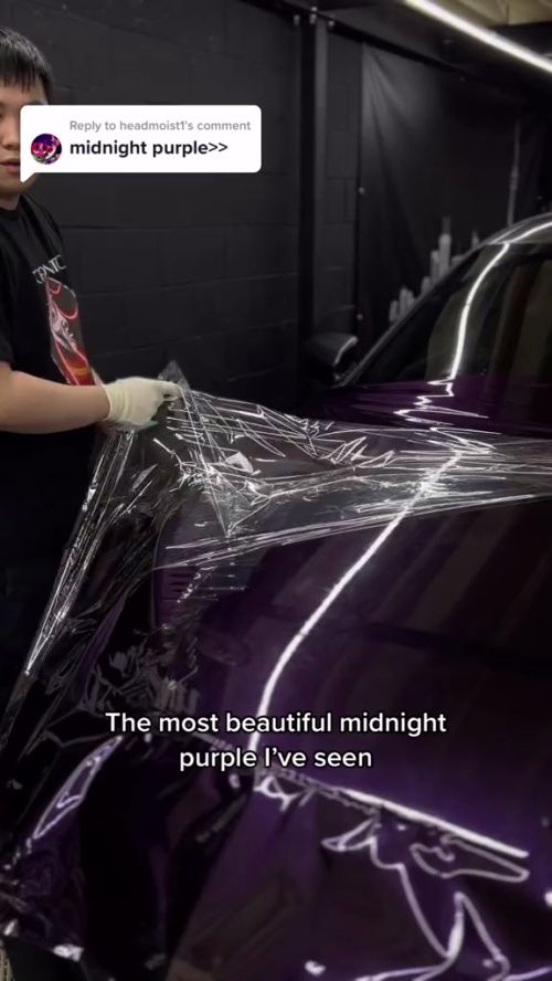 Ravoony Plus Gloss Midnight Purple Car Vinyl Wrap review its4will