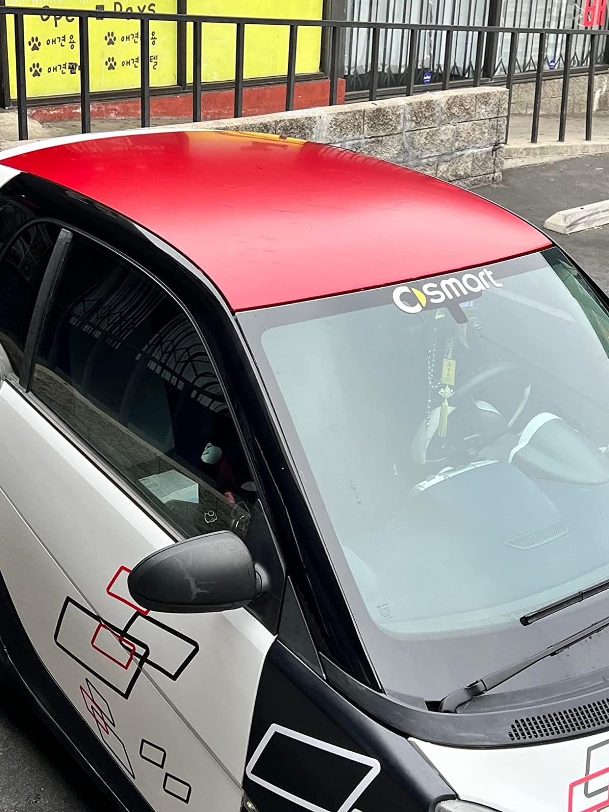 Ravoony Plus Matte Red Metallic Car Vinyl Wrap review Joerg Stette 01