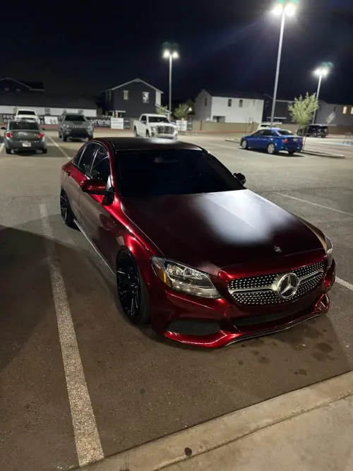 Ravoony Plus PET Liner Matte Carbon Fiber Forging Red Vinyl Car Wrap review 