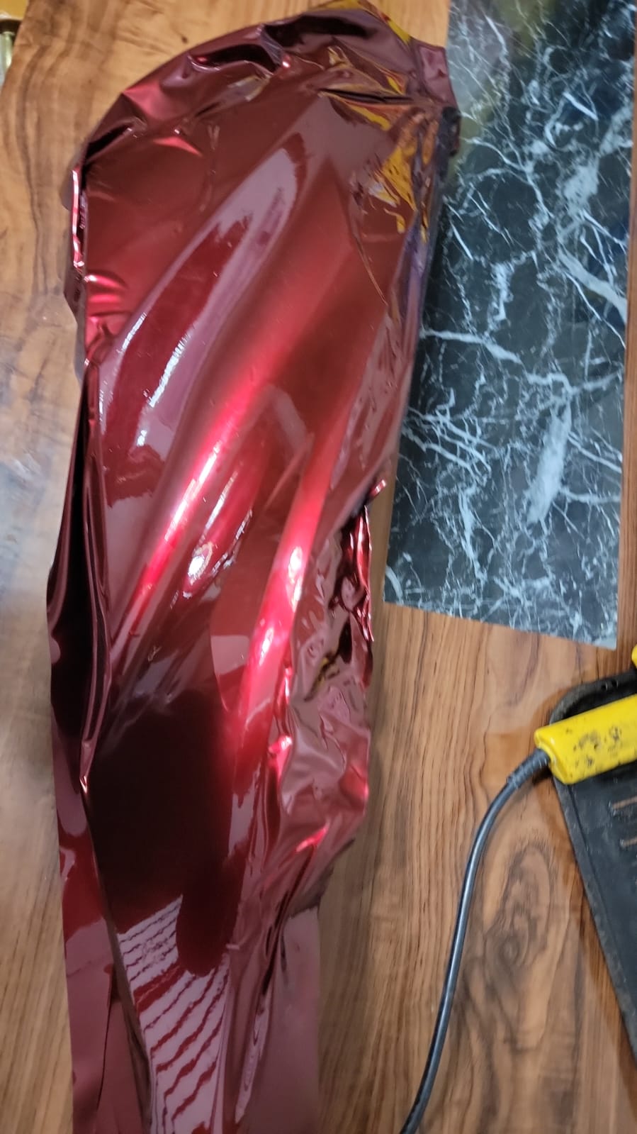 Ravoony Plus Liquid Metallic Dragon Blood Red Vinyl Car Wrap review Igor Zestic 01