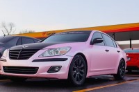 Ravoony Plus Pure Metal Cherry Pink Car Vinyl Wrap review 2