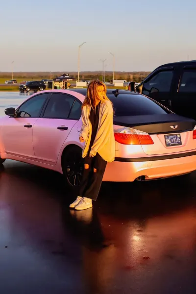 Ravoony Plus Pure Metal Cherry Pink Car Vinyl Wrap review Ava Albritton 00