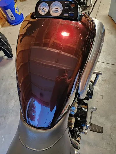 Ravoony Plus Liquid Metallic Dragon Blood Red Vinyl Car Wrap review Perla Monclova
