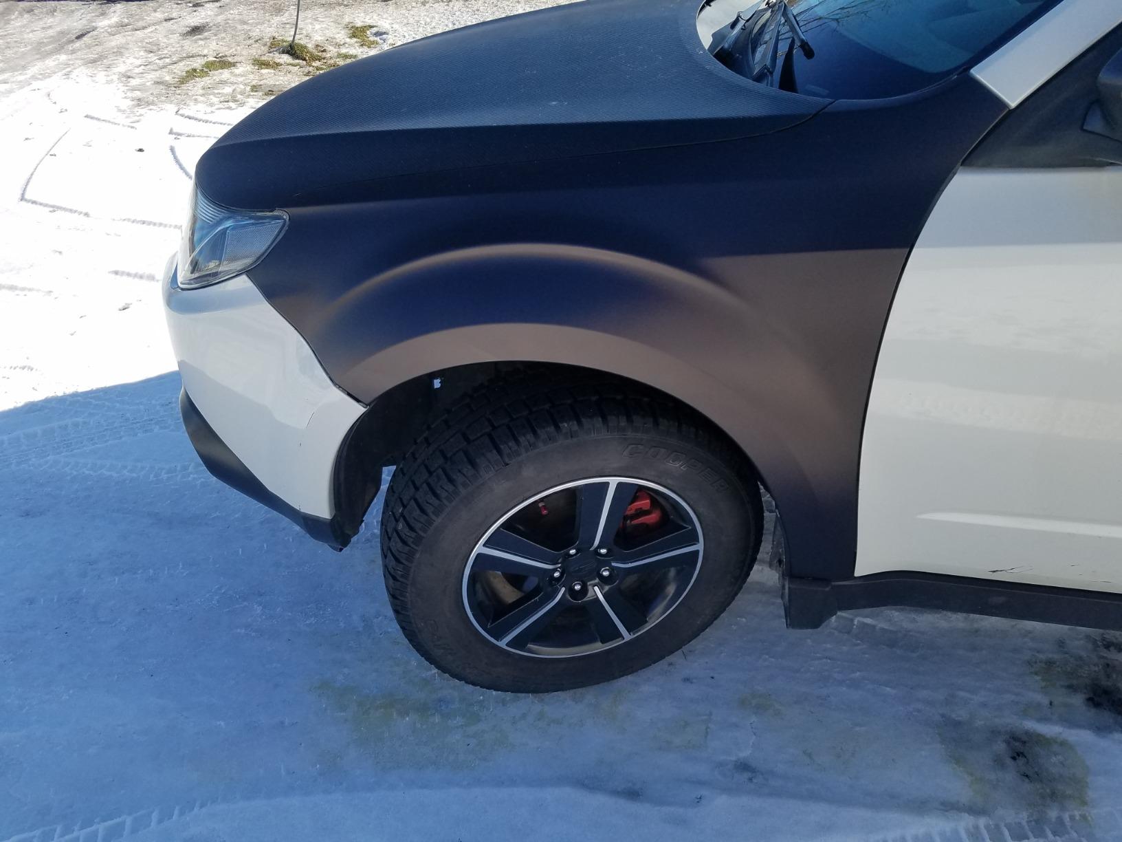 Ravoony Plus PET Satin Black Car Wrap review 1