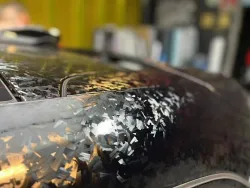 Ravoony Plus Matte Carbon Fiber Forging Black Vinyl Wrap review Robert chester 02