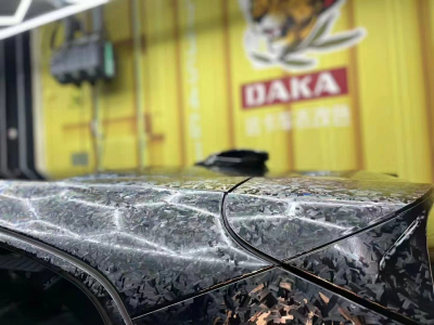 Ravoony Plus PET Matte Carbon Fiber Forging Black Vinyl Wrap review Robert chester 02