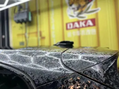 Ravoony Plus Matte Carbon Fiber Forging Black Vinyl Wrap review Robert chester 02