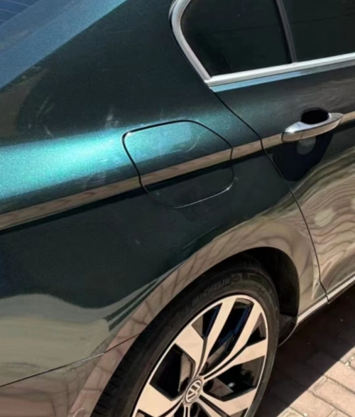 Ravoony Plus Gloss Pearlized Benz Emerald Green Car Vinyl Wrap review 