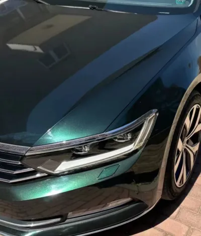 Ravoony Plus Gloss Pearlized Benz Emerald Green Car Vinyl Wrap review YkQuotes 01