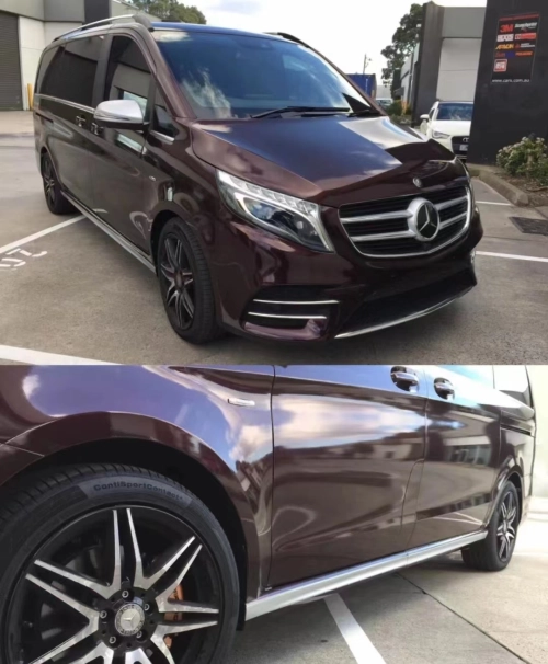 Ravoony Plus PET Gloss Black Rose Vinyl Wrap review 